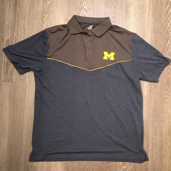Colosseum Other - Michigan Wolverines UM Colosseum Polo Shirt Men’s Size Large